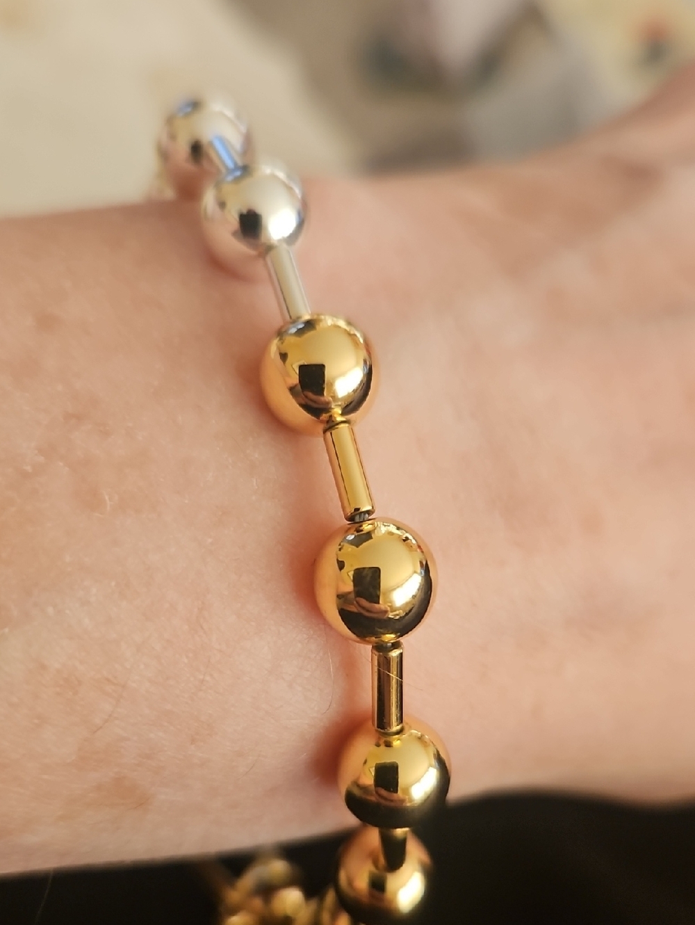 JENNY BIRD CELESTE TWO-TONED BRACELET NWT - Picture 4 of 5